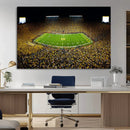 Stadium in Michigan Wall Art Canvas Print, Framed American