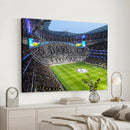 Tottenham Hotspur Stadium Canvas Print, Match Day Triple