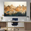 Rustic Wood Mountain Wall Art Print | Triptych Giclee Print by MyGreatCanvas | Canvas Wall Art Prints | Photo Prints & Wall Decor