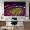 Bryant-Denny Stadium Night Game Triple Canvas Wall Art - by MyGreatCanvas | Canvas Wall Art Prints | Photo Prints & Wall Decor