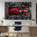 Ferrari Pit Stop Canvas Wall Art – Precision and Speed