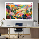 Framed Yayoi Kusama 1986 Wall Art Print – Japanese Wall Art