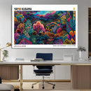 Framed Yayoi Kusama 1986 Wall Art Print – Japanese Wall Art