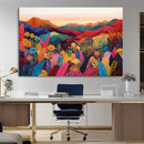 YAYOI KUSAMA Abstract Print - Landscape Canvas Wall Art by MyGreatCanvas | Canvas Wall Art Prints | Photo Prints & Wall Decor