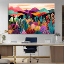 Abstract Kusama Print - Landscape Canvas Wall Art Print - by MyGreatCanvas | Canvas Wall Art Prints | Photo Prints & Wall Decor