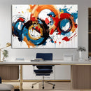 Abstract Wall Art, Rings Wall Art Canvas Print