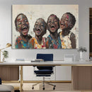 Shai Yossef Print - Joyful Childhood Canvas Wall Art -