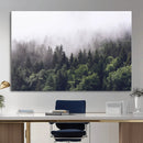 Misty Forest Wall Art | Foggy Forest Canvas Print | Large