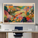 Yayoi Kusama Japanese Art Canvas Print, Abstract Art, Large