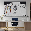 Poker Wall Art - Playing Cards Canvas Wall Art Print - Ace by MyGreatCanvas | Canvas Wall Art Prints | Photo Prints & Wall Decor