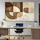 Wabi Sabi Geometric Wall Art | Abstract Modern Minimalist