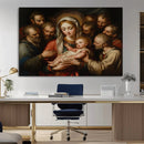 Religious Canvas Wall Art Print - Madonna and Child with by MyGreatCanvas | Canvas Wall Art Prints | Photo Prints & Wall Decor