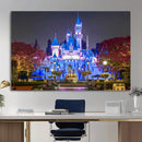 Disney Castle Wall Art Canvas Print – Magical Fairytale