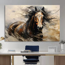 Abstract Horse Wall Art Canvas Print – Large Western