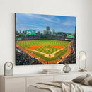 Wrigley Field Chicago Cubs Panoramic Canvas Print –
