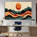 Mountain Triptych Wall Art Canvas Print – Western Nature