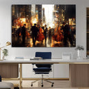 Abstract Jazz Art Wall Art Canvas Print – Colorful Musical
