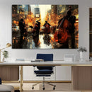 Jazz Wall Art Canvas Print – Colorful Musical Instrument