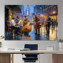 Colorful Jazz Wall Art - African American Music Canvas Print