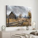 Rustic Autumn Farmhouse Wall Art Canvas Print – Serene