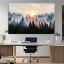 Abstract Forest Wall Art - Serene Nature Canvas Print with by MyGreatCanvas | Canvas Wall Art Prints | Photo Prints & Wall Decor