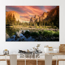 Yosemite Valley Wall Art Canvas Print – El Capitan Sunset