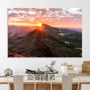 Mountain Sunrise Wall Art Canvas Print – Alpine Ridge