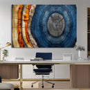Abstract Tree Rings Wall Art Canvas Print – Modern Wood by MyGreatCanvas | Canvas Wall Art Prints | Photo Prints & Wall Decor