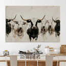 Longhorn Cattle Wall Art Canvas Print – Framed Bison Herd by MyGreatCanvas | Canvas Wall Art Prints | Photo Prints & Wall Decor