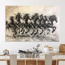 Galloping Horses Wall Art Canvas Print – Framed Wild
