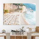 Beach Wall Art Canvas Print – Framed Coastal Seascape Summer