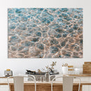 Clear Water Wall Art Canvas Print – Framed Sunlit Ocean