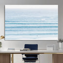 Ocean Wave Surfer Wall Art – Framed Minimal Seascape Canvas by MyGreatCanvas | Canvas Wall Art Prints | Photo Prints & Wall Decor