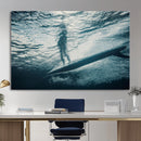 Underwater Surf Wall Art – Framed Ocean Wave Canvas Artwork, by MyGreatCanvas | Canvas Wall Art Prints | Photo Prints & Wall Decor