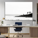 Surfer Cliffs Wall Art Canvas Print – Framed Black White by MyGreatCanvas | Canvas Wall Art Prints | Photo Prints & Wall Decor