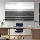Monochrome Ocean Wall Art Canvas Print – Framed Moody Ocean by MyGreatCanvas | Canvas Wall Art Prints | Photo Prints & Wall Decor