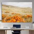 Golden Wildflowers Wall Art Canvas Print – Framed Hills by MyGreatCanvas | Canvas Wall Art Prints | Photo Prints & Wall Decor