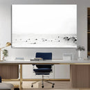 Monochrome Swimming Wall Art Canvas Print – Framed Ocean by MyGreatCanvas | Canvas Wall Art Prints | Photo Prints & Wall Decor