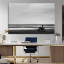 Motorcycle Beach Wall Art Canvas Print – Framed Vintage by MyGreatCanvas | Canvas Wall Art Prints | Photo Prints & Wall Decor