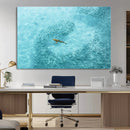 Fish Swarm Wall Art Canvas Print – Framed Marine Life Art by MyGreatCanvas | Canvas Wall Art Prints | Photo Prints & Wall Decor
