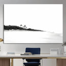 Black White Beach Wall Art Canvas Print – Framed Palm Trees by MyGreatCanvas | Canvas Wall Art Prints | Photo Prints & Wall Decor
