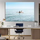 Swimming Relaxation Wall Art Canvas Print – Framed Peaceful by MyGreatCanvas | Canvas Wall Art Prints | Photo Prints & Wall Decor