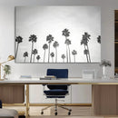 Monochrome Palms Wall Art Canvas Print – Framed Minimalist by MyGreatCanvas | Canvas Wall Art Prints | Photo Prints & Wall Decor