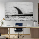 Black White Surfboard Wall Art Canvas Print – Framed by MyGreatCanvas | Canvas Wall Art Prints | Photo Prints & Wall Decor