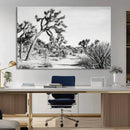 Joshua Tree Wall Art Canvas Print – Framed Desert Path Art by MyGreatCanvas | Canvas Wall Art Prints | Photo Prints & Wall Decor