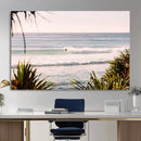 Ocean Surfer Wall Art Canvas Print – Framed Coastal Surf Art by MyGreatCanvas | Canvas Wall Art Prints | Photo Prints & Wall Decor