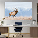 Elk Wall Art Canvas Print – Framed Mountain Wildlife Art by MyGreatCanvas | Canvas Wall Art Prints | Photo Prints & Wall Decor
