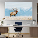 Mountain Elk Wall Art Canvas Print – Framed Rustic Wildlife by MyGreatCanvas | Canvas Wall Art Prints | Photo Prints & Wall Decor