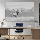 Elk Photography Wall Art Canvas Print, Framed Mountain by MyGreatCanvas | Canvas Wall Art Prints | Photo Prints & Wall Decor