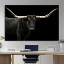 Longhorn Cattle Wall Art Canvas Print – Framed Texas Ranch by MyGreatCanvas | Canvas Wall Art Prints | Photo Prints & Wall Decor